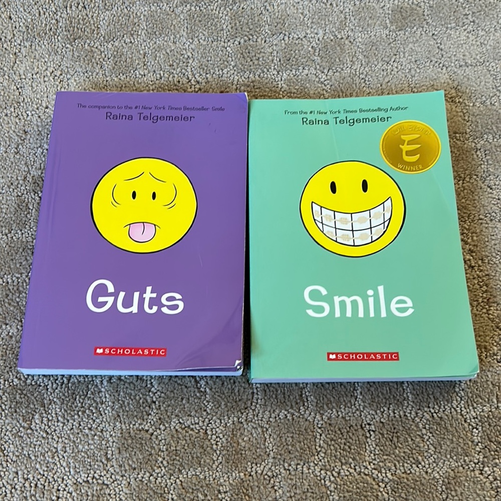 SMILE & GUTS by Raina Telgemeier. Bundle to Save